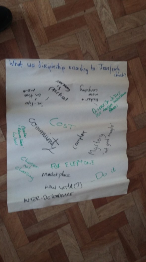 Notes from 'discipleship' Jesus style